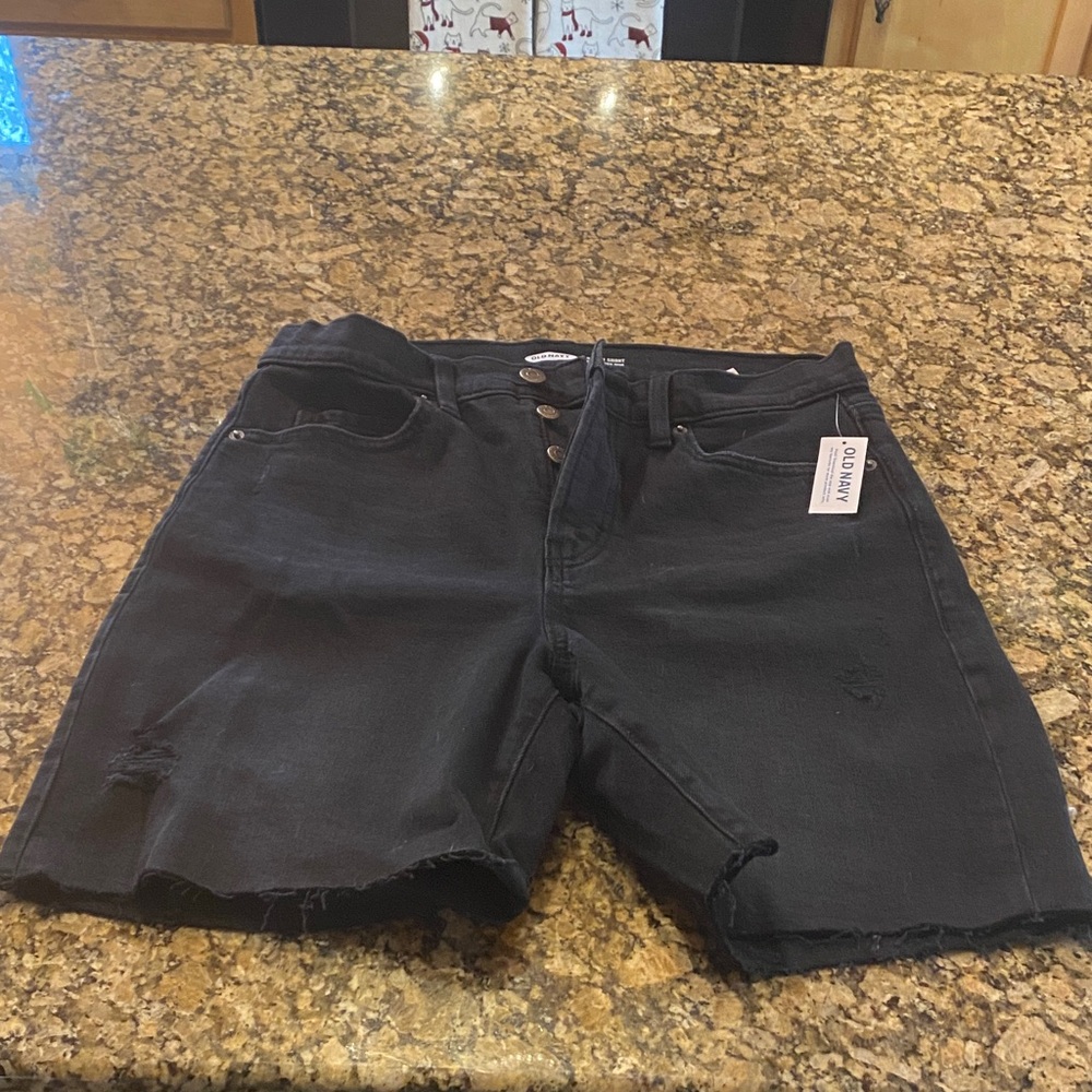 Old Navy Black Jean Shorts